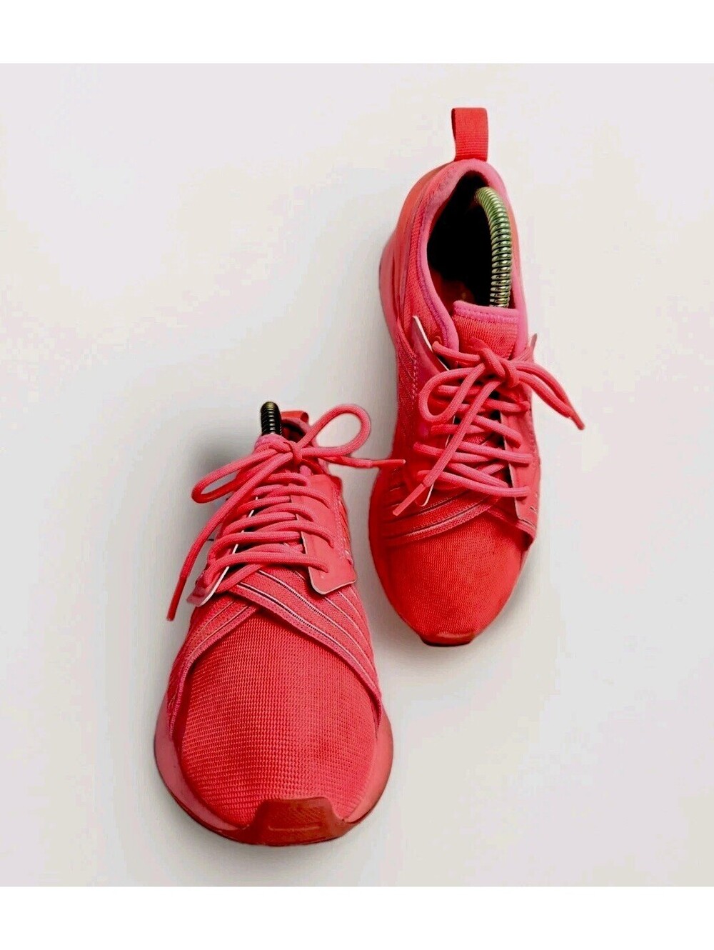 Puma Muse X2 Womens 5.5 Shoes Neon Red Running Walking Comfort 371982-01 Gym